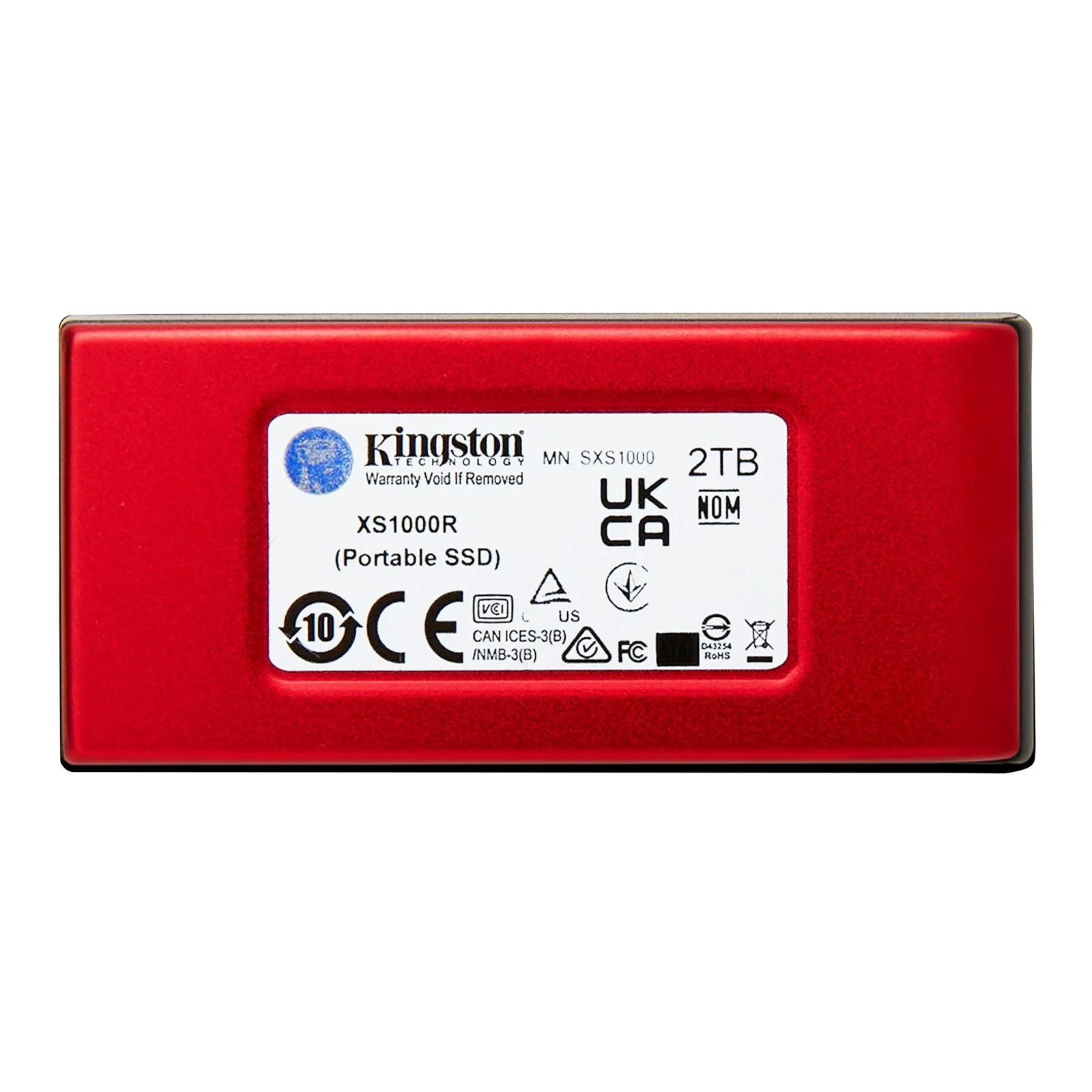 Внешний SSD диск Kingston 2TB XS1000 Красный (SXS1000R/2000G) фото