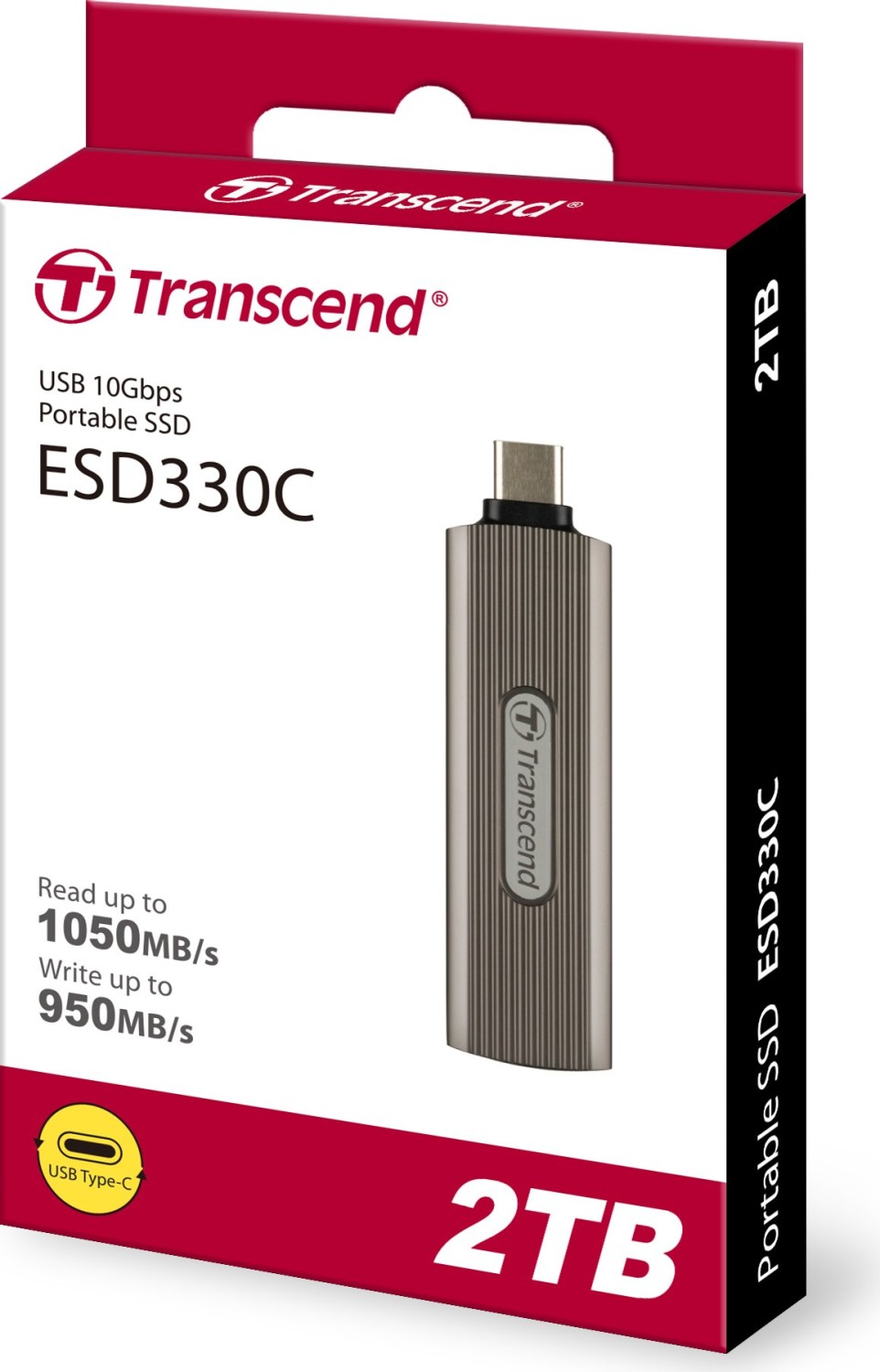 картинка Жесткий диск SSD внешний 2TB Transcend TS2TESD330C от магазина itmag.kz