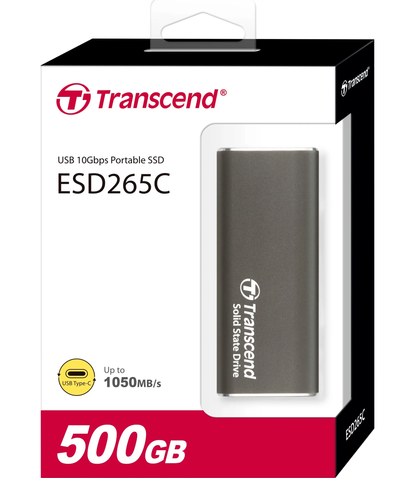 картинка Жесткий диск SSD внешний 500GB Transcend TS500GESD265C от магазина itmag.kz