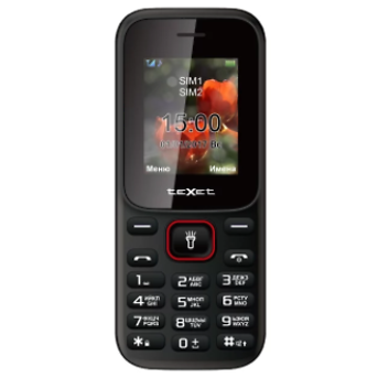 картинка Мобильный телефон Texet TM-128 черно-красный от магазина itmag.kz
