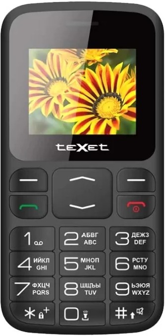картинка Мобильный телефон Texet TM-B208 черный от магазина itmag.kz
