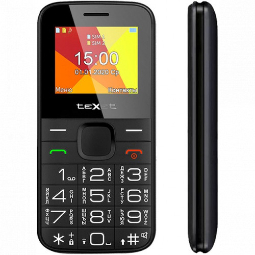 картинка Мобильный телефон Texet TM-B201 цвет черный от магазина itmag.kz