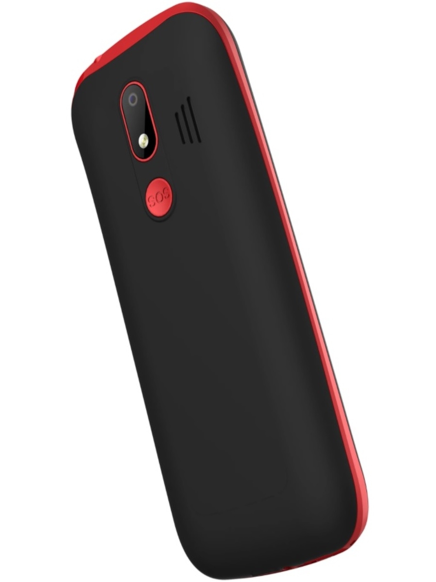 картинка Мобильный телефон Texet TM-B409 цвет чёрный-красный от магазина itmag.kz
