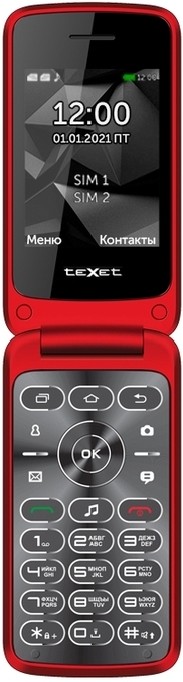 картинка Мобильный телефон Texet TM-408 красный от магазина itmag.kz