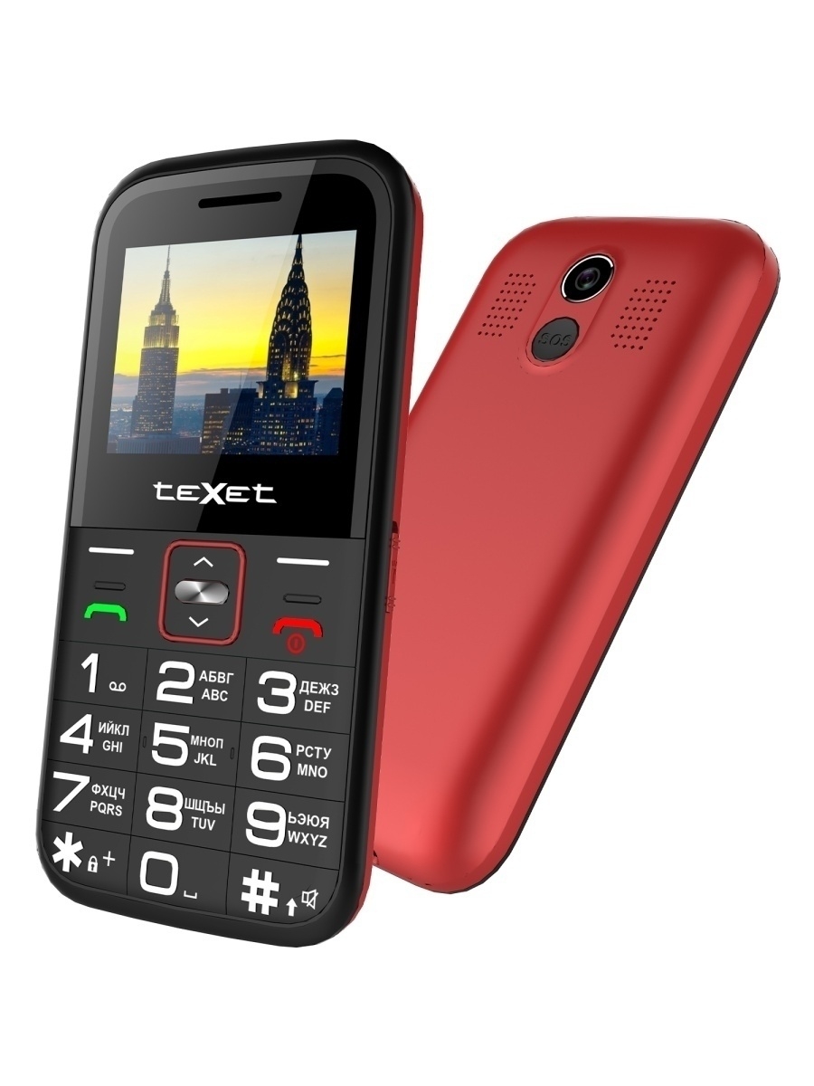 картинка Мобильный телефон Texet TM-B418 красный от магазина itmag.kz