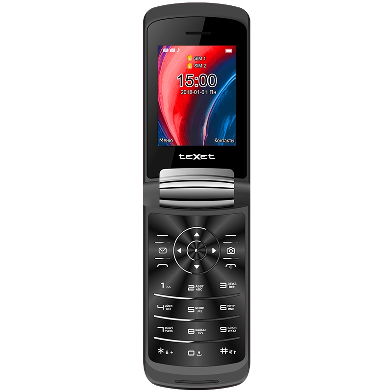 картинка Мобильный телефон Texet TM-317 черный от магазина itmag.kz
