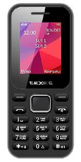 картинка Мобильный телефон Texet TM-122 черный от магазина itmag.kz