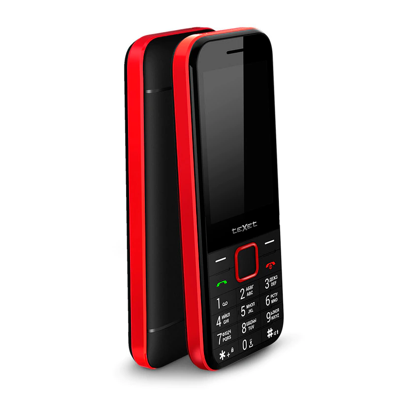 картинка Мобильный телефон Texet TM-302 черно-красный от магазина itmag.kz