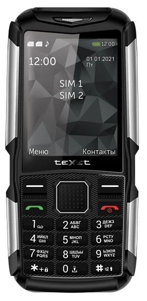 картинка Мобильный телефон Texet TM-D314 черный от магазина itmag.kz
