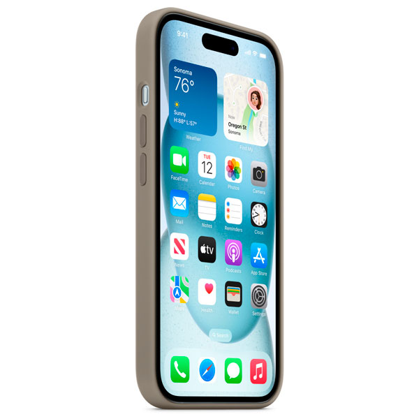Чехол для iPhone 15 Silicone Case with MagSafe - Clay, (MT0Q3ZM/A) фото