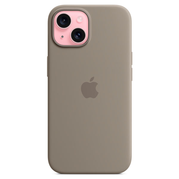Чехол для iPhone 15 Silicone Case with MagSafe - Clay, (MT0Q3ZM/A) фото