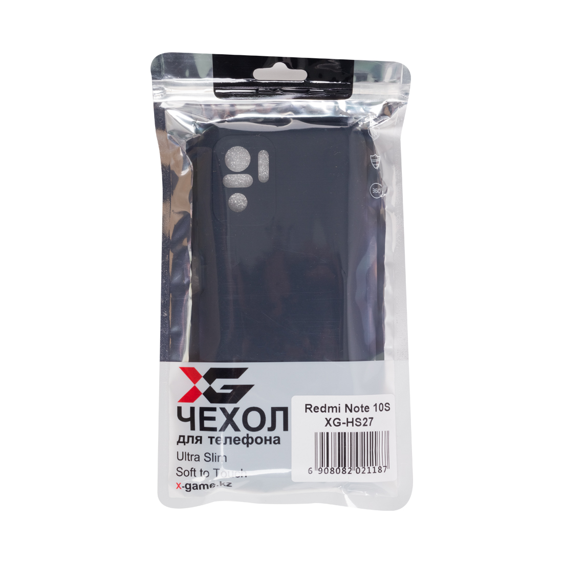 картинка Чехол для телефона X-Game XG-HS27 для Redmi Note 10S Силиконовый Сапфир от магазина itmag.kz
