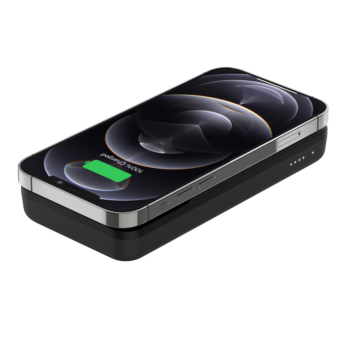 Портативный внешний аккумулятор Belkin Magnetic Portable Wireless Charger 10K (BPD001btBK) фото