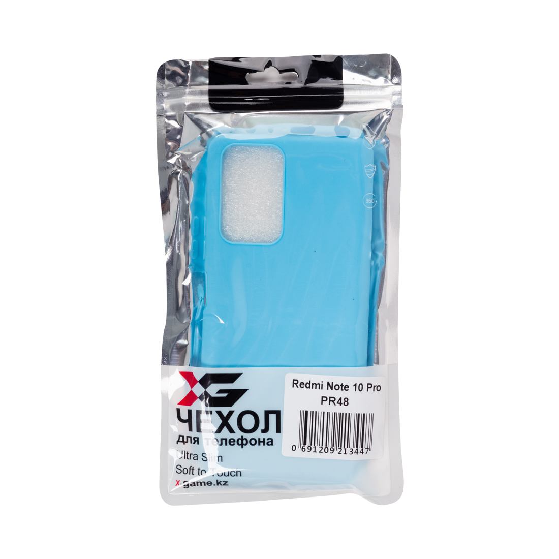 картинка Чехол для телефона X-Game XG-PR48 для Redmi Note 10 Pro TPU Голубой от магазина itmag.kz