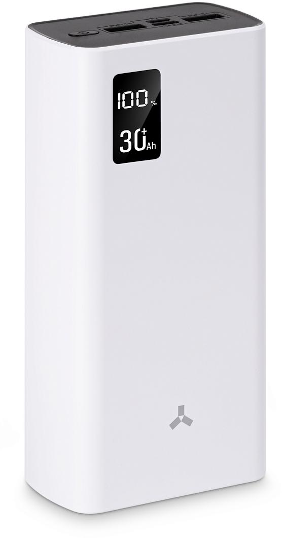 картинка Внешний аккумулятор Bison 30PQD White от магазина itmag.kz