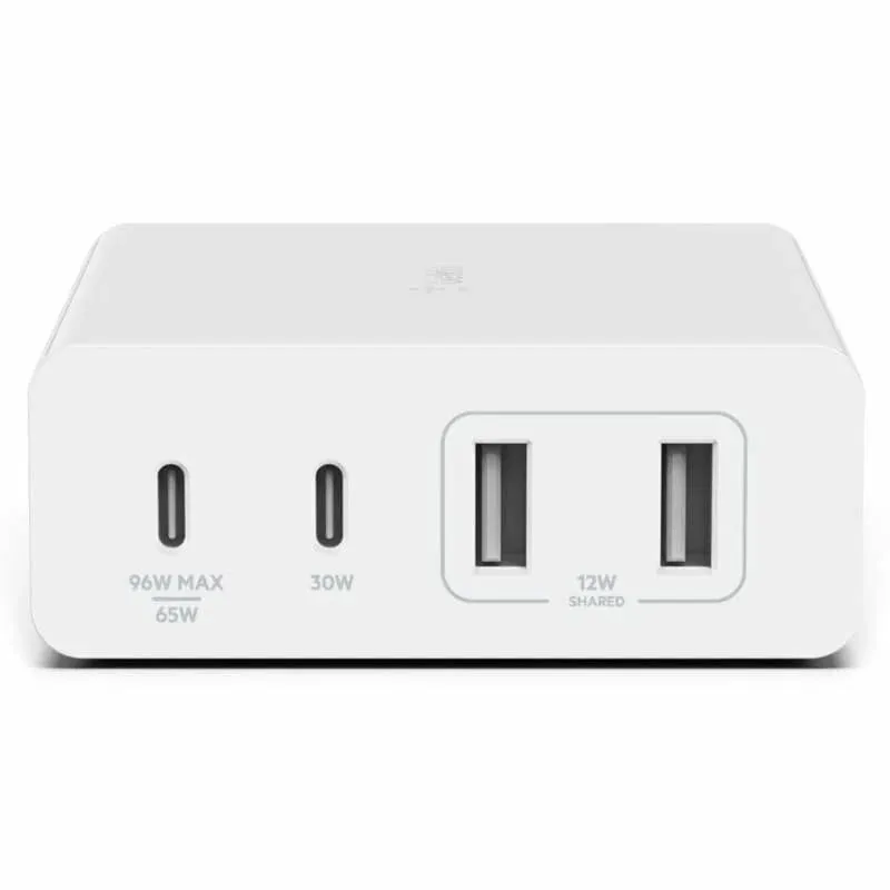 Зарядное устройство Belkin BoostCharge Pro 4-Port GaN Charger 108W (WCH010VFWH) фото