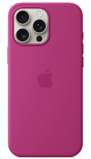 Чехол для iPhone 16 Pro Max Silicone Case with MagSafe - Fuchsia (MYYX3ZM/A) фото