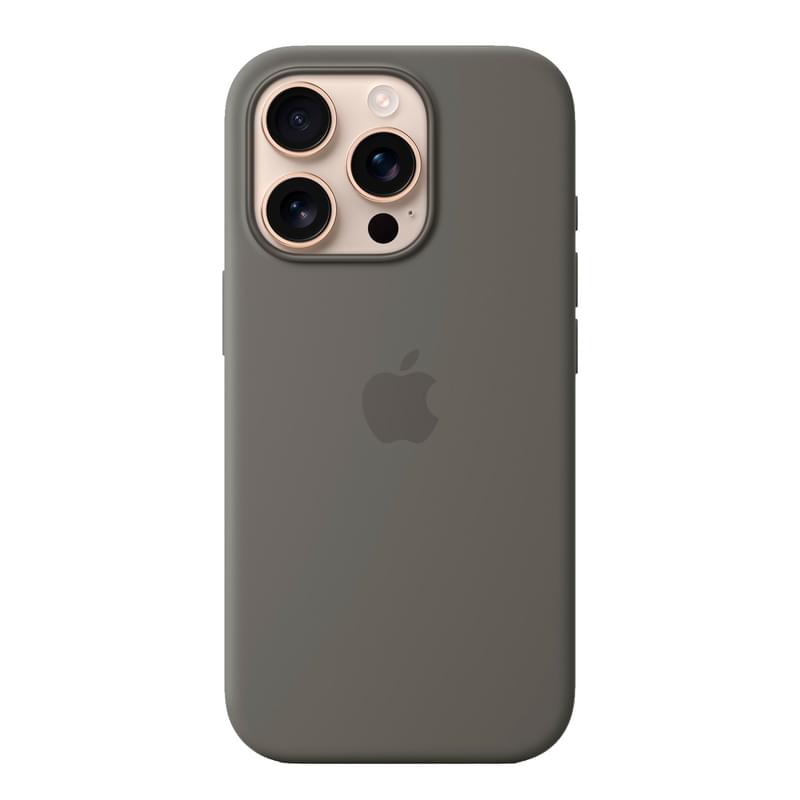 Чехол для iPhone16 Pro Silicone Case with MagSafe - Stone Gray (MYYL3ZM/A) фото