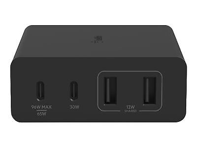Настольное зарядное устройство Belkin 108 Вт с 4 портами USB и GaN, черное (WCH010VFBK) фото