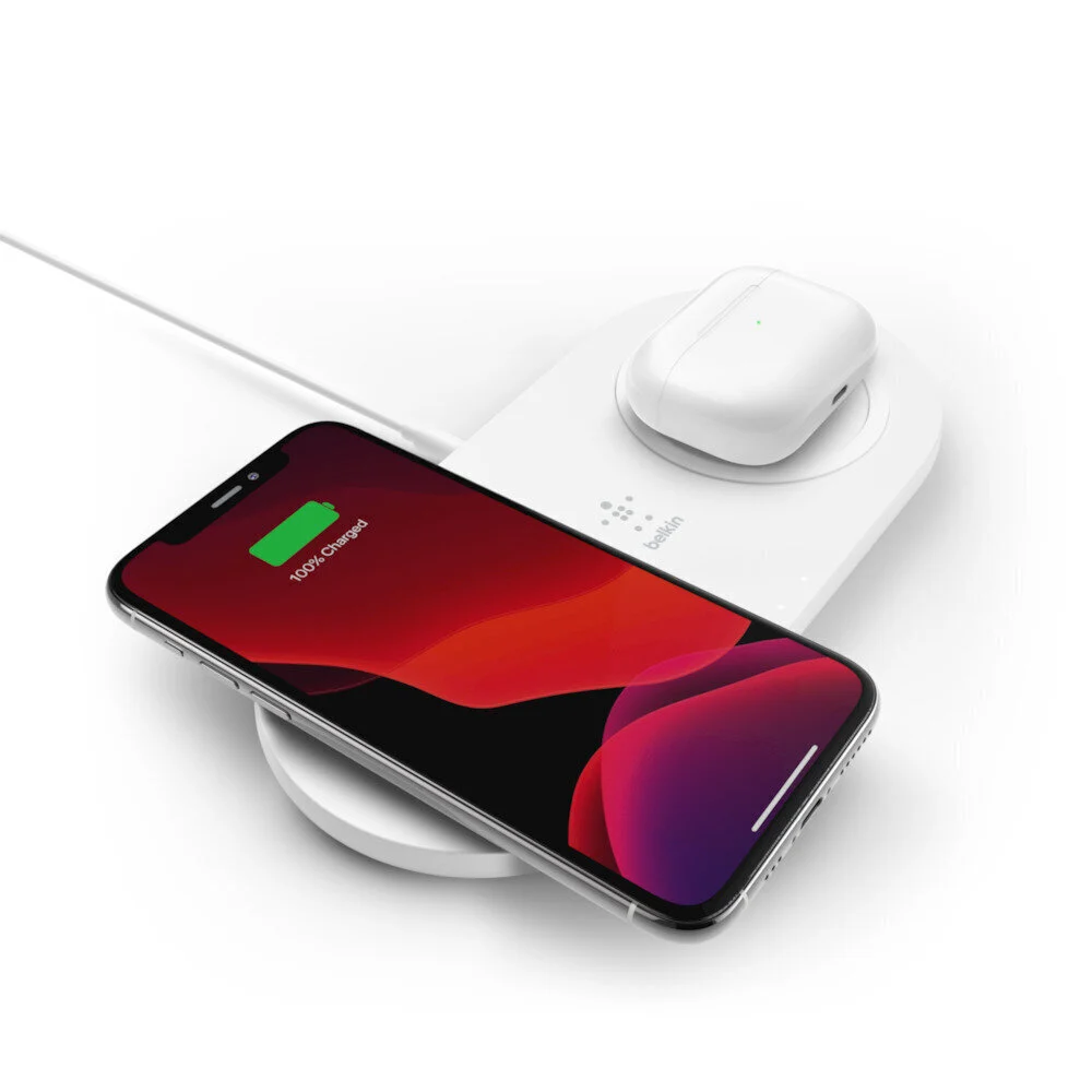 Беспроводное зарядное устройство Belkin BOOST CHARGE 15В (WIZ008VFWH), белый фото