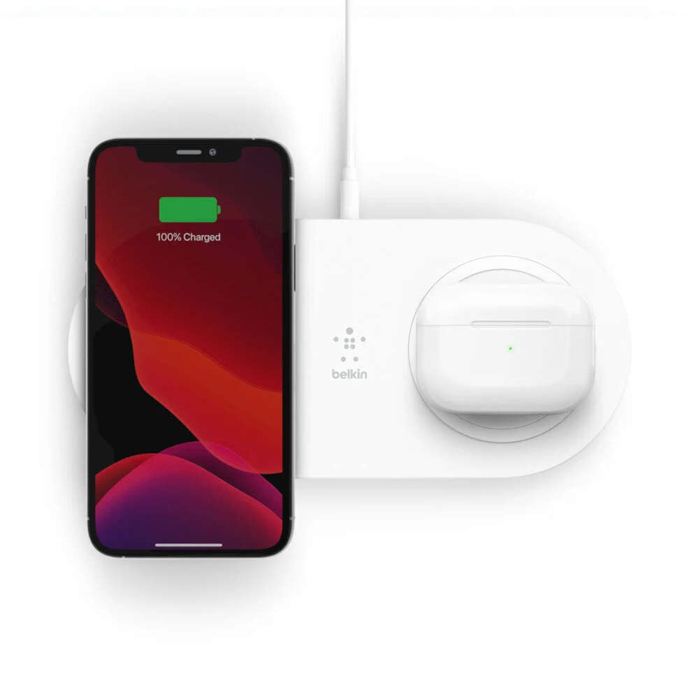 Беспроводное зарядное устройство Belkin BOOST CHARGE 15В (WIZ008VFWH), белый фото