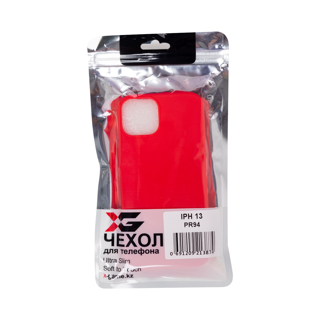 картинка Чехол для телефона X-Game XG-PR94 для Iphone 13 TPU Красный от магазина itmag.kz