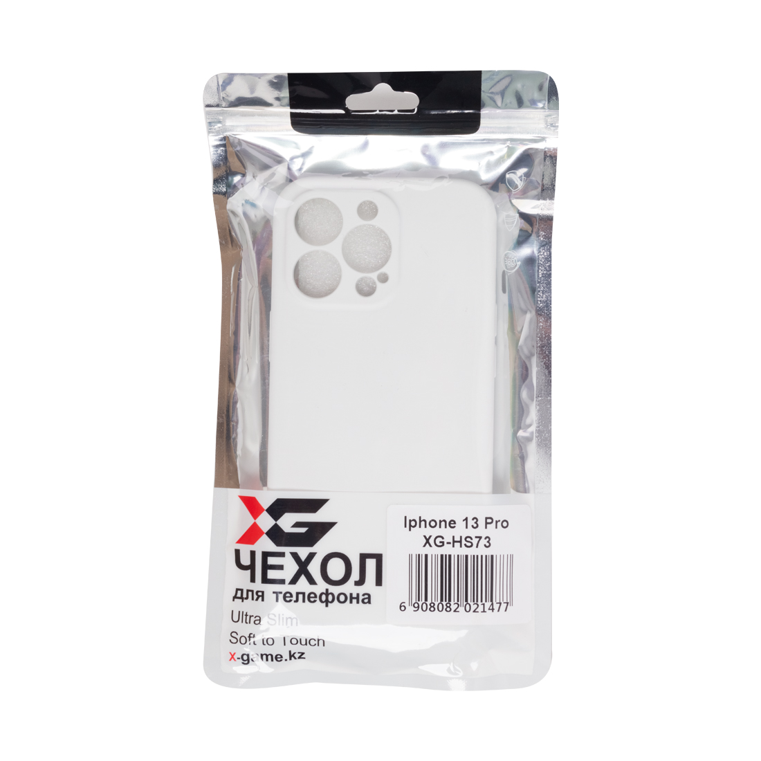 картинка Чехол для телефона X-Game XG-HS73 для Iphone 13 Pro Силиконовый Белый от магазина itmag.kz