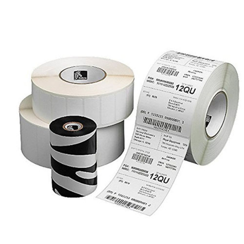 картинка Этикетки Label, Synthetic, 3x3in (76.2x76.2mm); DT, ThermaLock 4000D, Coated, Permanent Adhesive, 3in (76.2mm) core, Plain от магазина itmag.kz