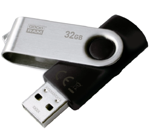 картинка USB флеш-накопитель 32Gb GOODRAM UTS2 USB 2.0 UTS2-0320K0R 11 BLACK от магазина itmag.kz