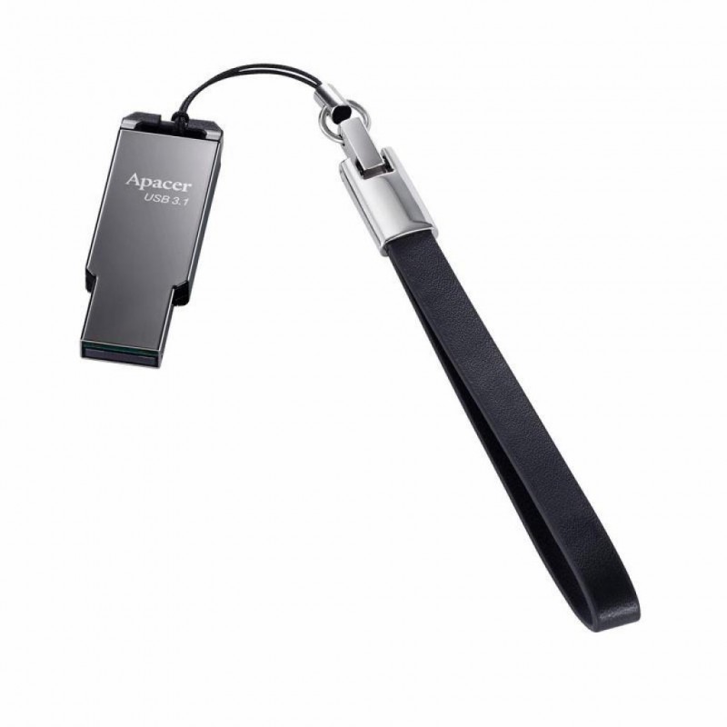 картинка USB флеш-накопитель Apacer AH360 64GB Серый от магазина itmag.kz