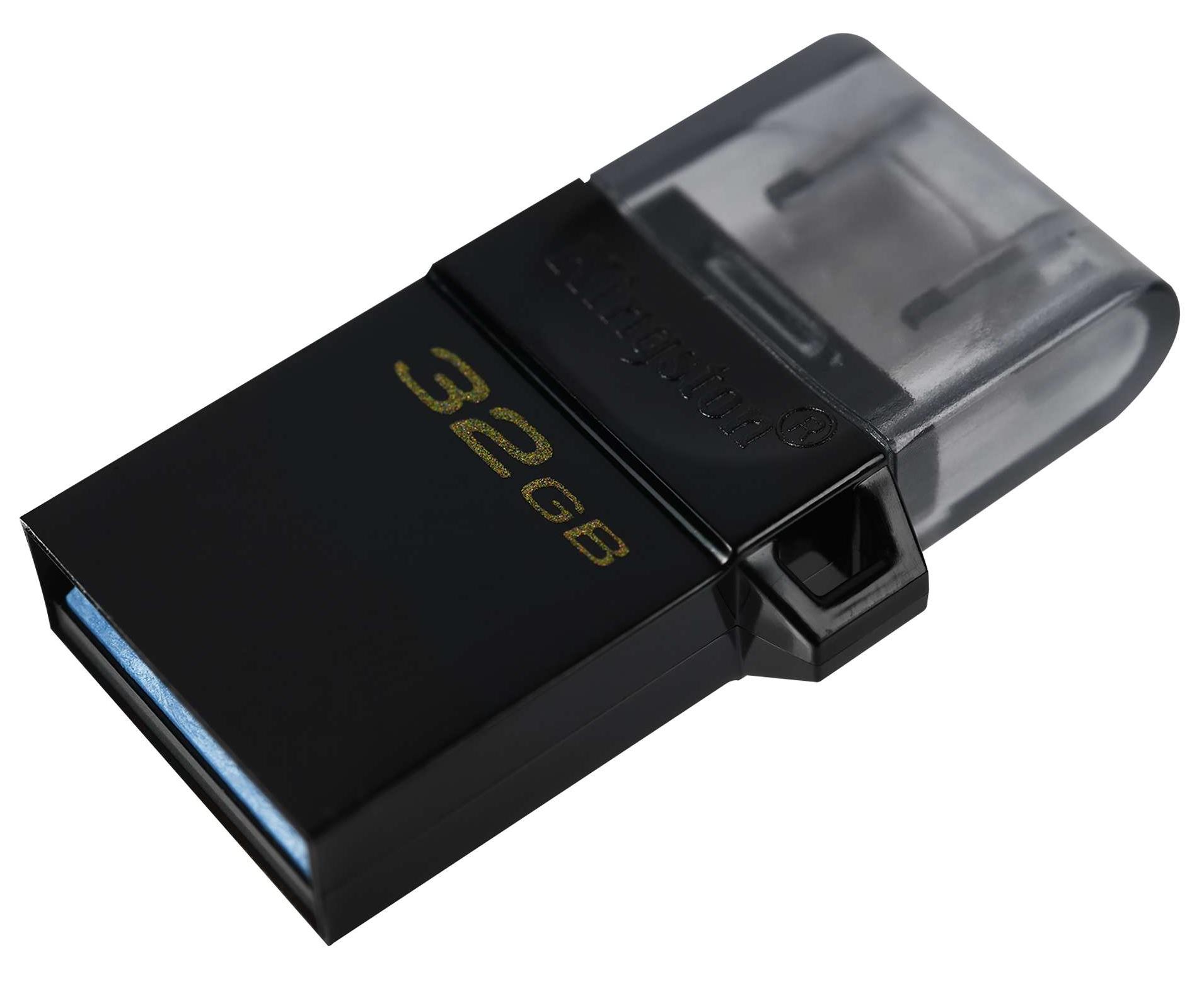 картинка USB Флеш 32GB 3.0 Kingston OTG DTDUO3G2/32GB черный от магазина itmag.kz