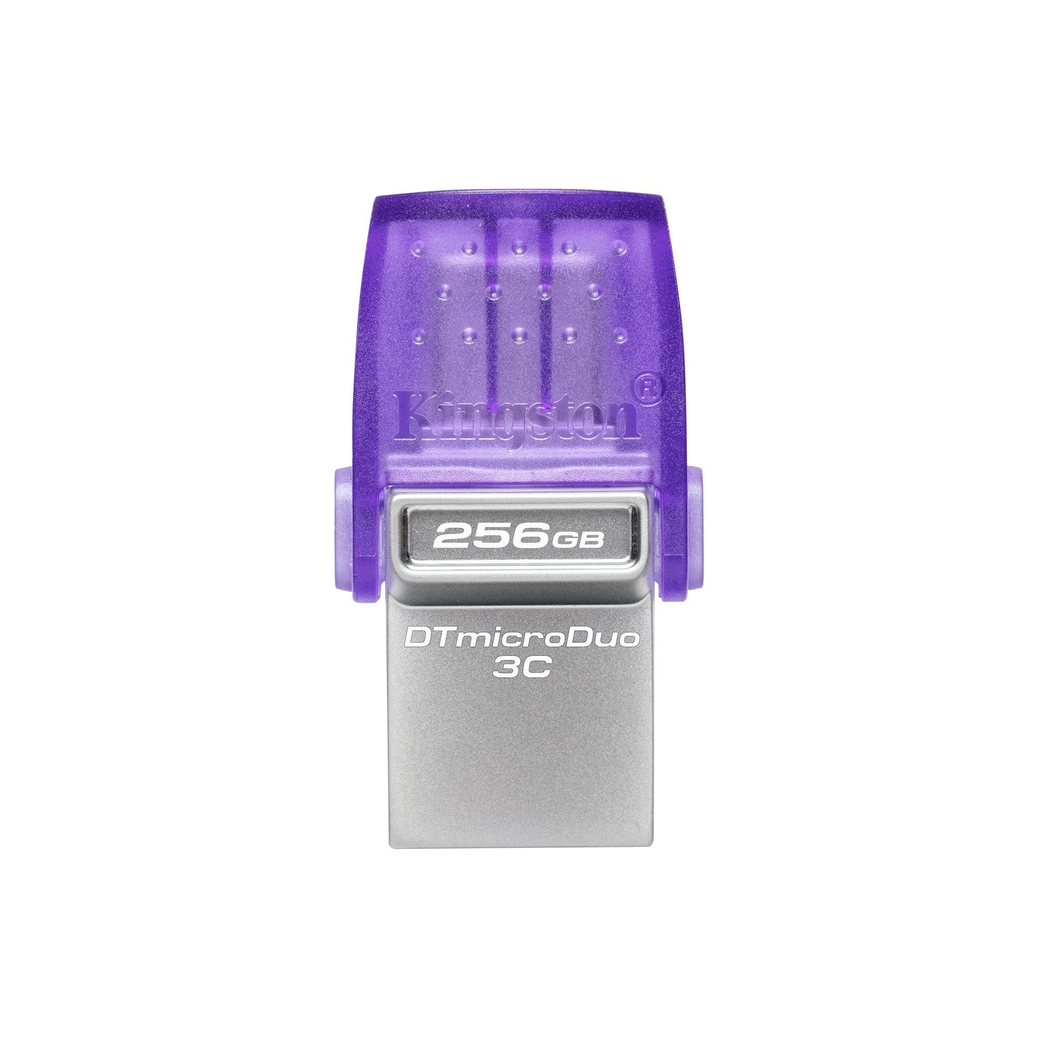 картинка USB Флеш 256GB 3.0 Kingston OTG DTDUO3CG3/256GB металл от магазина itmag.kz