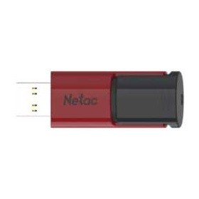 картинка USB Флеш 64GB 3.0 Netac U182/64GB черный-красный от магазина itmag.kz