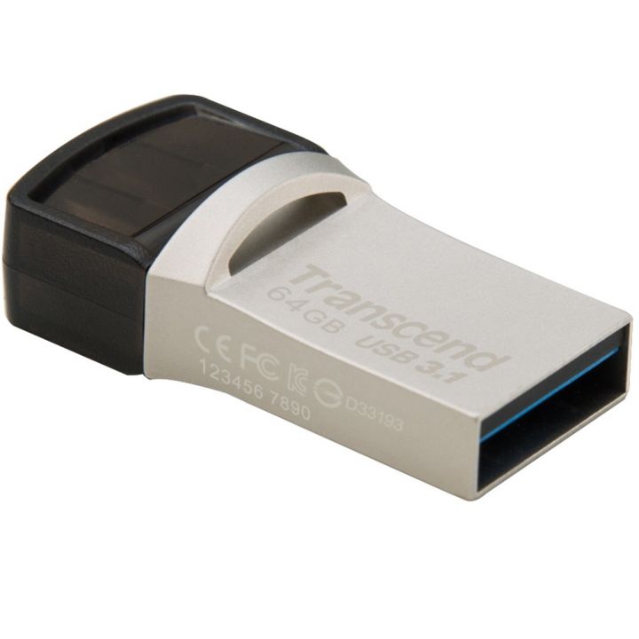 картинка USB Флеш 64GB 3.0 Transcend TS64GJF890S метал от магазина itmag.kz