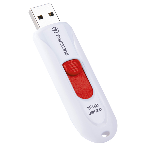 картинка USB Флеш 16GB 2.0 Transcend TS16GJF590W белый от магазина itmag.kz