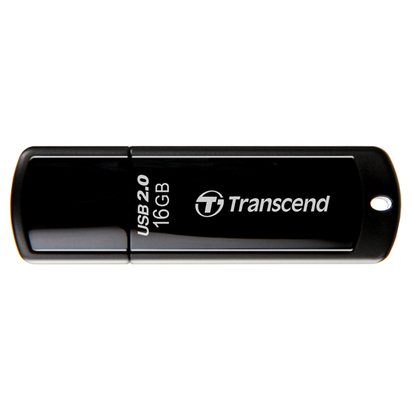картинка USB Флеш 16GB 2.0 Transcend TS16GJF350 черный от магазина itmag.kz