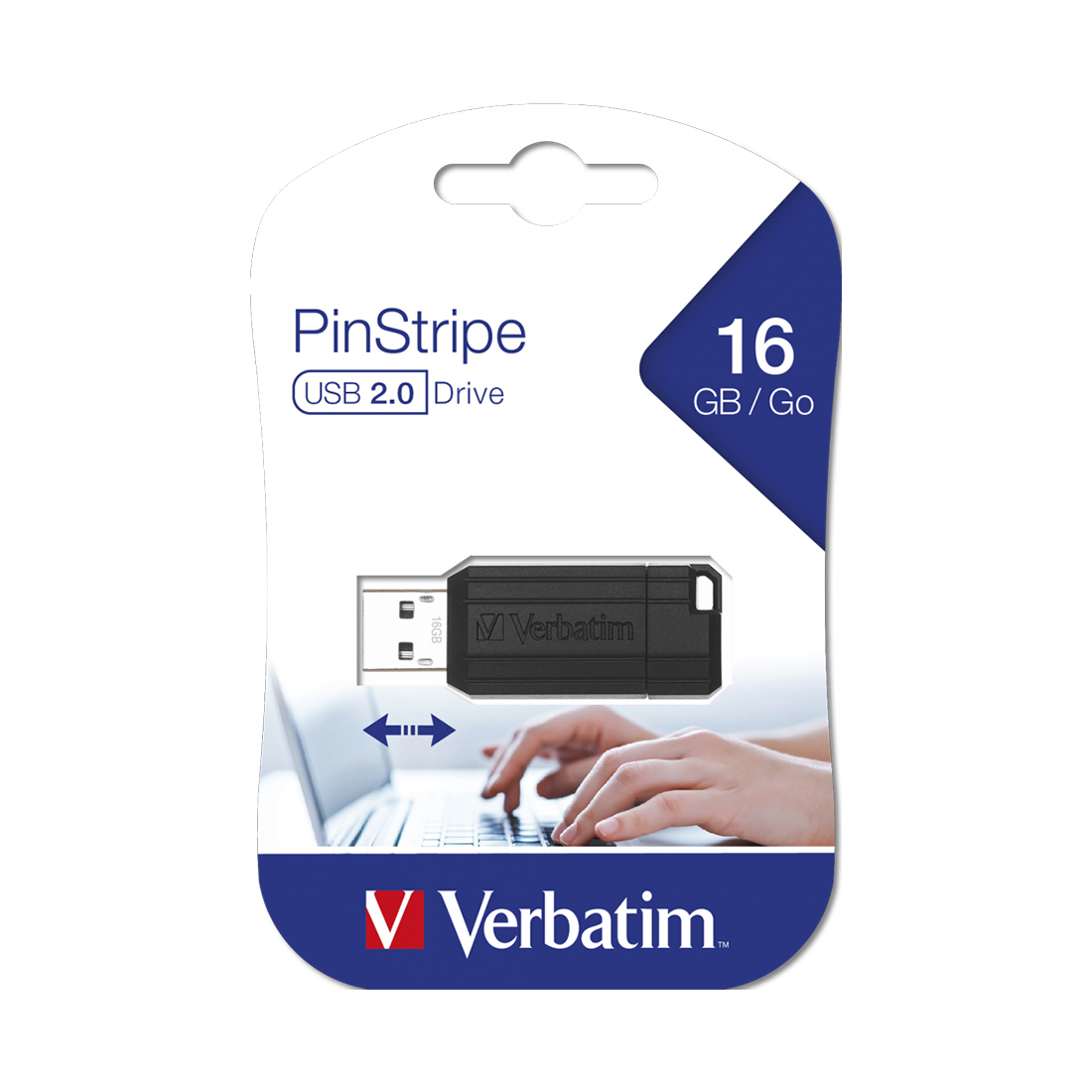 картинка USB-накопитель Verbatim 49063 16GB USB 2.0 Чёрный от магазина itmag.kz