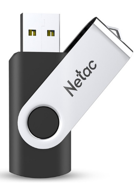картинка USB Флеш 32GB 3.0 Netac U505/32GB черный-серебро от магазина itmag.kz