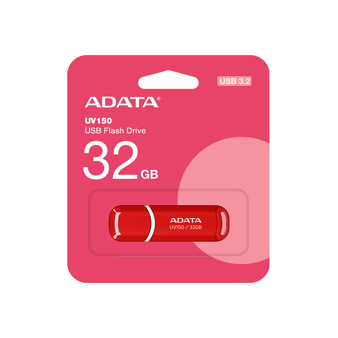 картинка USB-накопитель ADATA AUV150-32G-RRD 32GB Красный от магазина itmag.kz