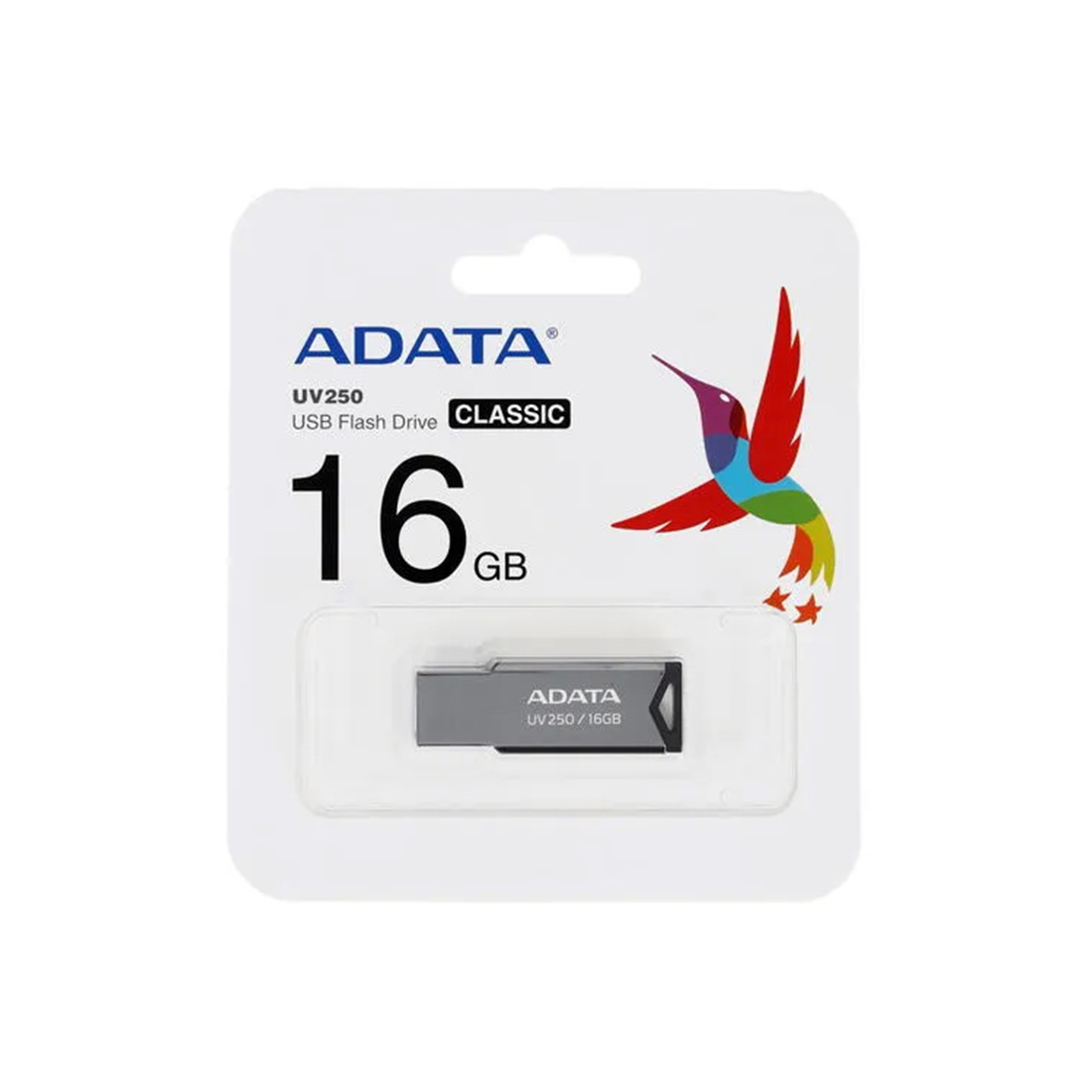 картинка USB-накопитель ADATA AUV250-16G-RBK 16GB Серебристый от магазина itmag.kz