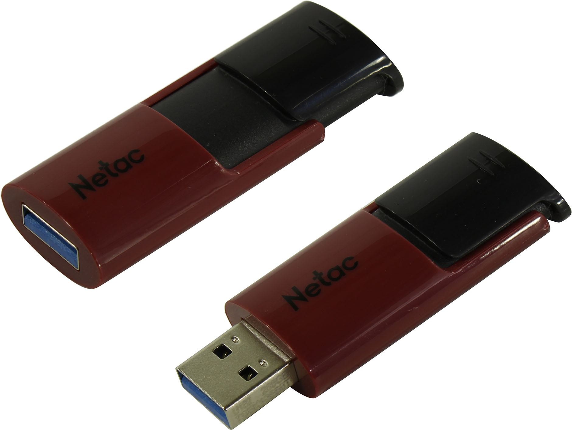 картинка USB Флеш 16GB 3.0 Netac U182/16GB черный-красный от магазина itmag.kz