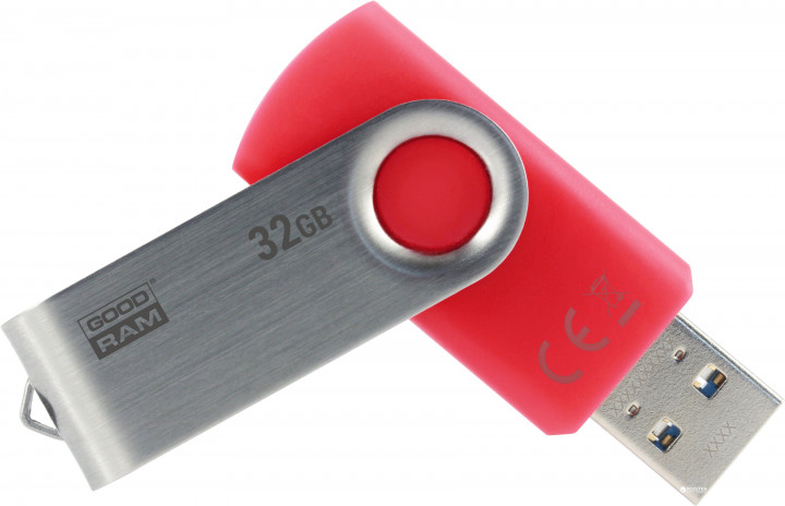 картинка USB флеш-накопитель  32Gb GOODRAM UTS3 USB 3.0 UTS3-0320R0R11 RED от магазина itmag.kz