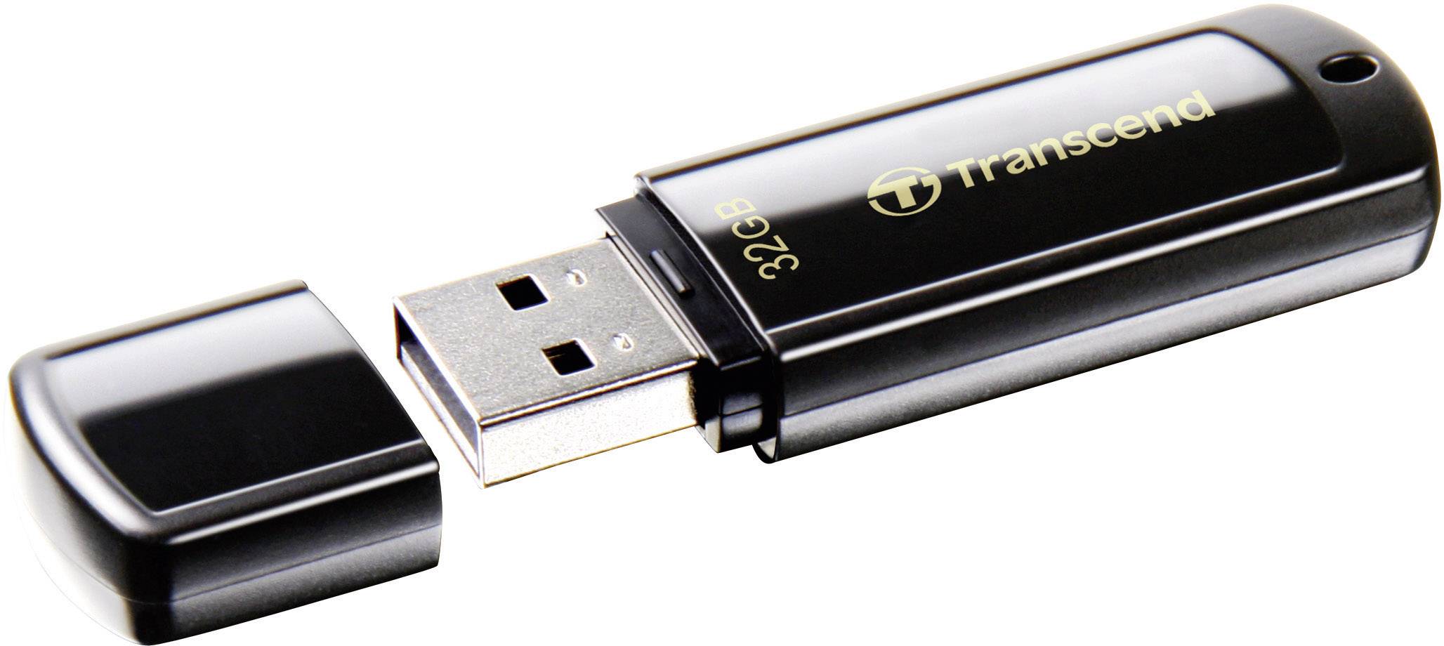 картинка USB Флеш 32GB 2.0 Transcend TS32GJF350 черный от магазина itmag.kz