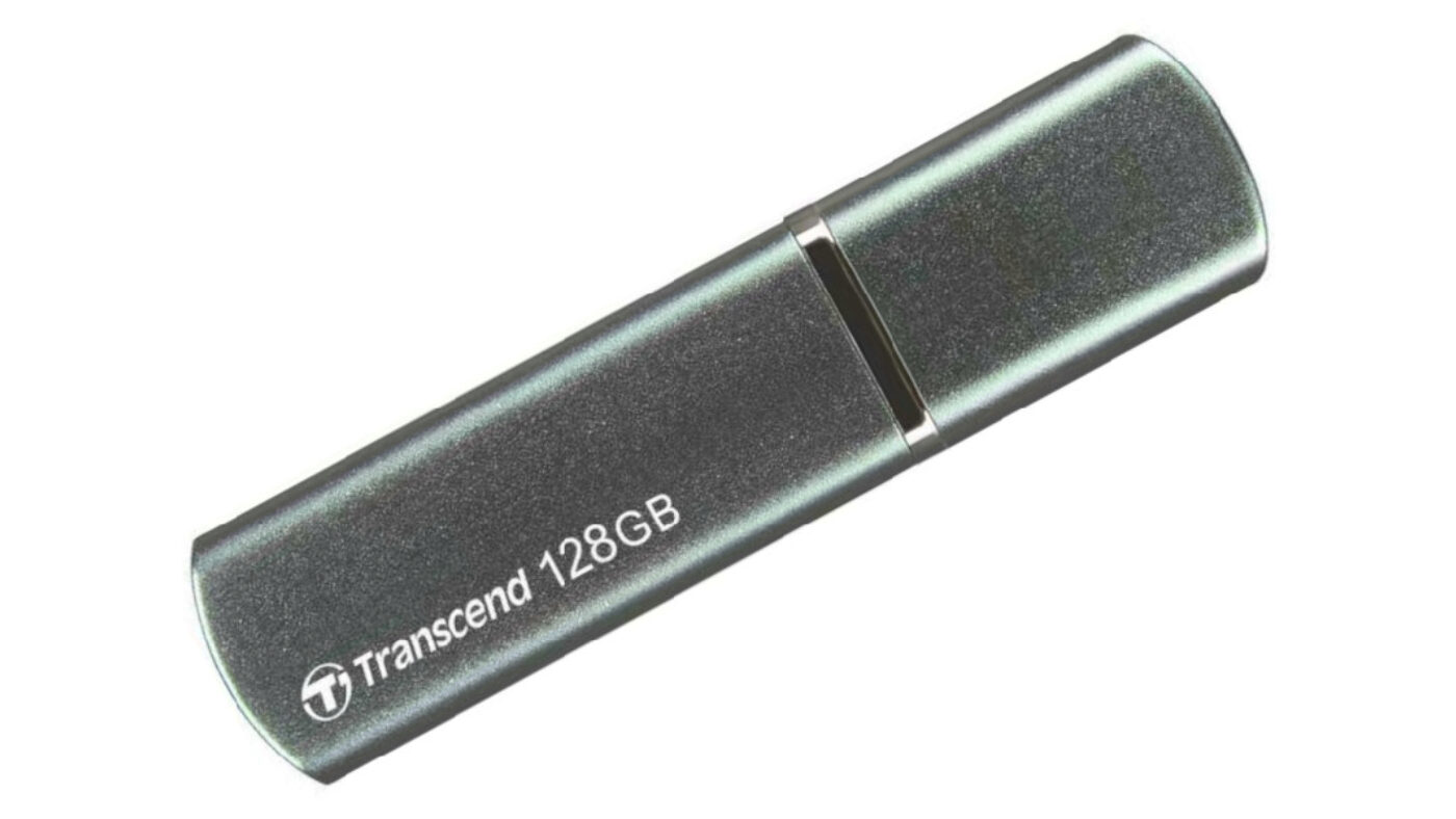 картинка USB Флеш 128GB 3.0 Transcend TS128GJF910 темно-зеленый от магазина itmag.kz