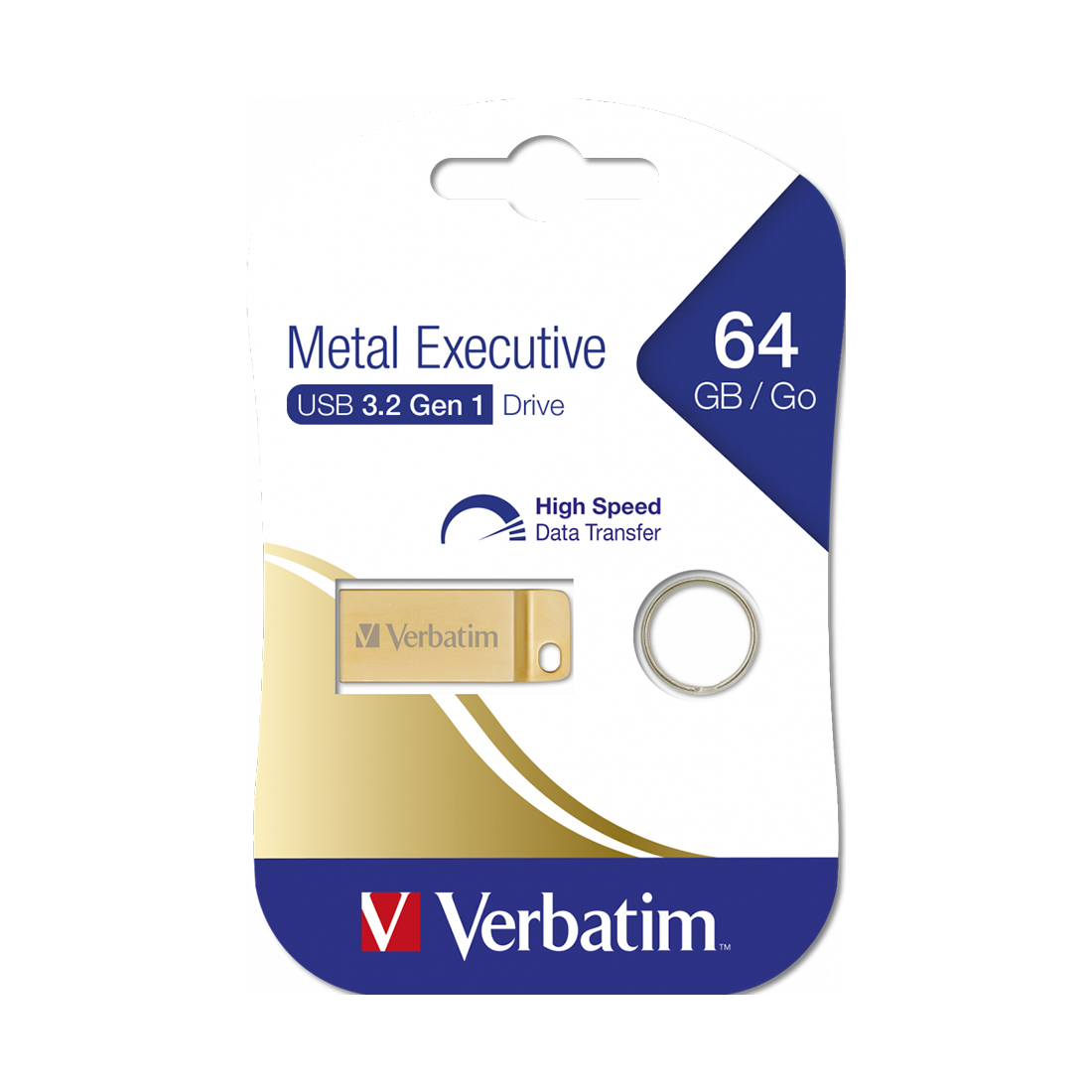картинка USB-накопитель Verbatim 99106 64GB USB 3.2 Золотистый от магазина itmag.kz
