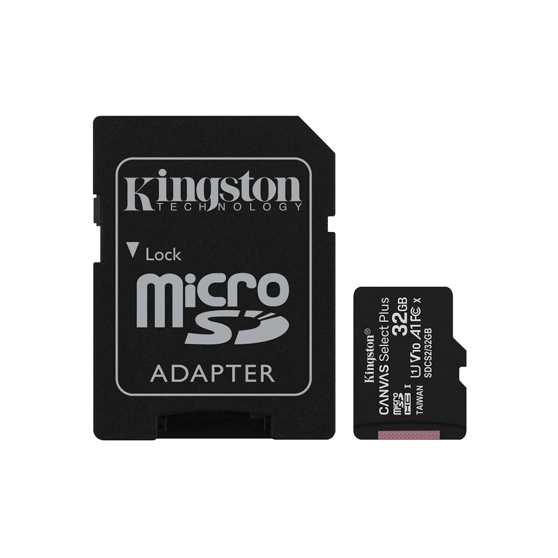 картинка Карта памяти Kingston SDCS2/32GB Class 10 32GB + адаптер от магазина itmag.kz