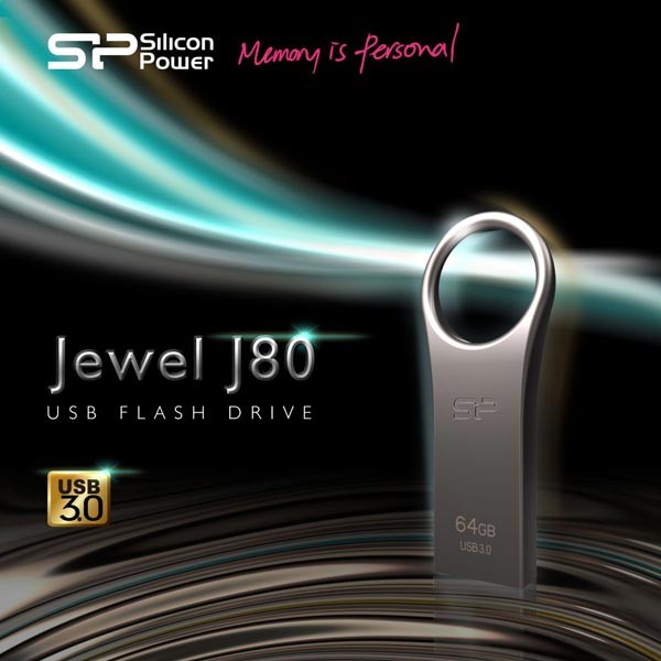 Флэш-накопитель Silicon Power Jewel J80 128GB, Silver (SP128GBUF3J80V1T) фото