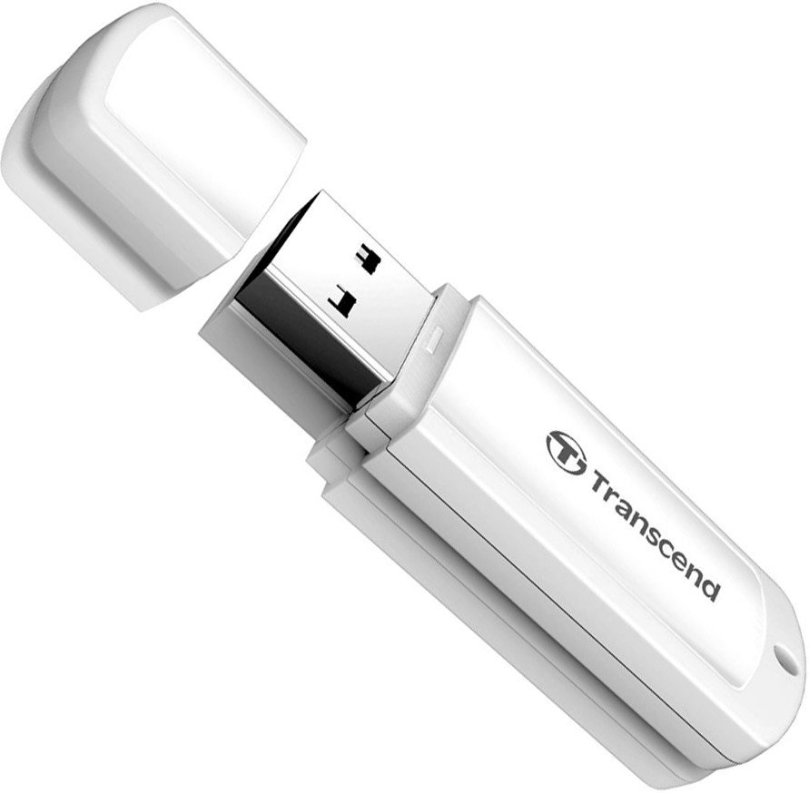 картинка USB Флеш 64GB 2.0 Transcend TS64GJF370 белый от магазина itmag.kz