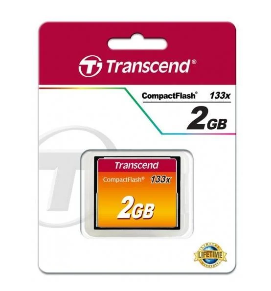Карта памяти Flash Transcend TS2GCF133, Compact Flash 2GB 133x (TS2GCF133) фото