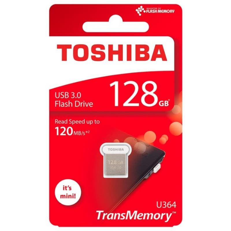 картинка USB флеш-накопитель 128Gb TOSHIBA U364 USB 3.0 THN-U364Wl280E4 WHITE от магазина itmag.kz